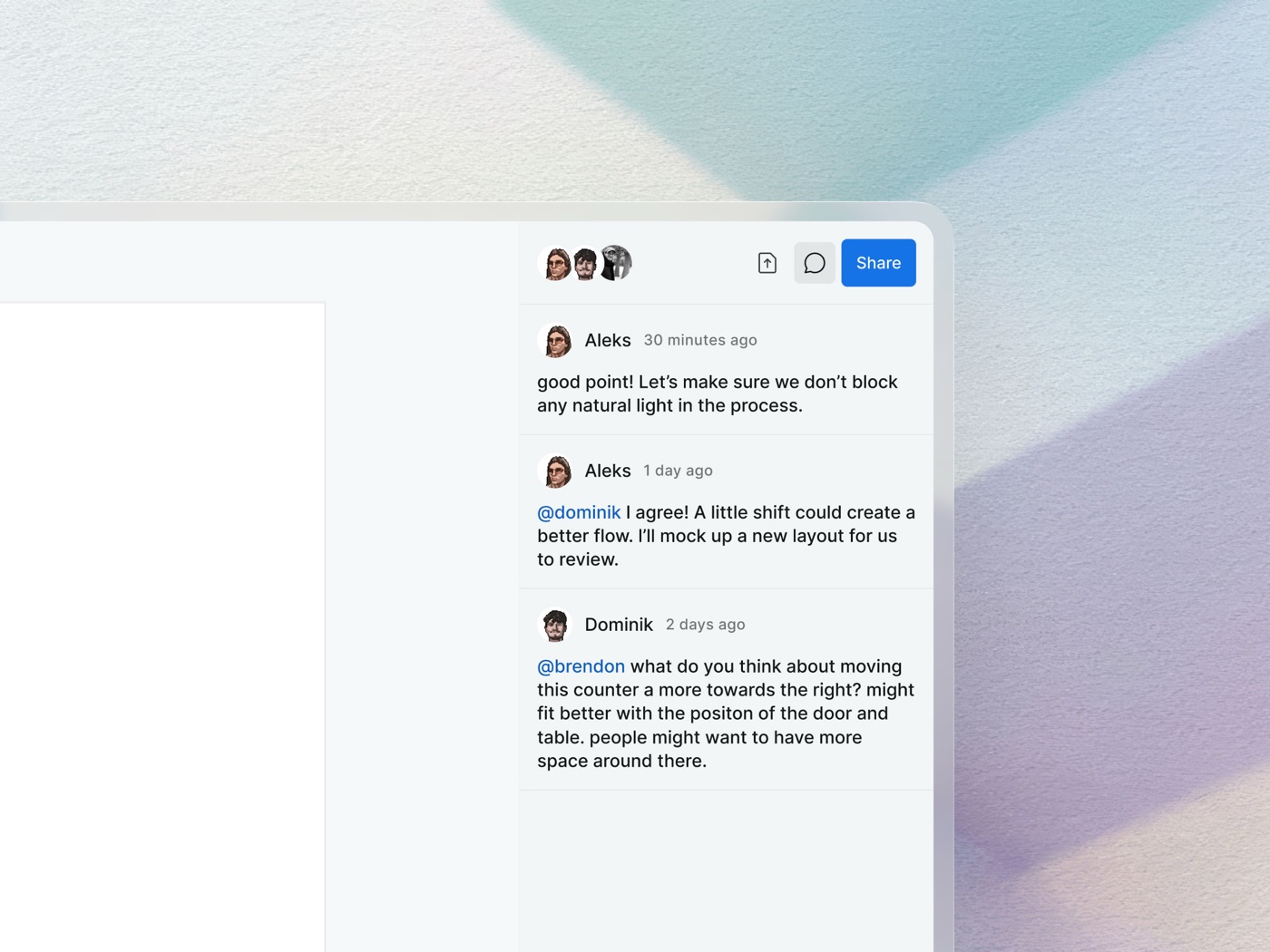 Track the project progress